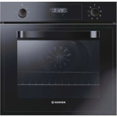 Hoover 3051B Siyah Turbolu Fırın + HVG74K3B 75 cm Siyah Ankastre Ocak- Ankastre Set 2