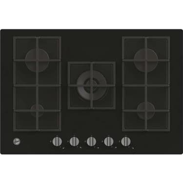 Hoover 3051B Siyah Turbolu Fırın + HVG74K3B 75 cm Siyah Ankastre Ocak- Ankastre Set 3