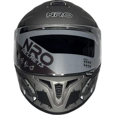 NRO Full Face Motosiklet Kaskı Nardo Grey Croco X2 2