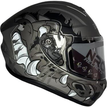 NRO Full Face Motosiklet Kaskı Nardo Grey Croco X2 3