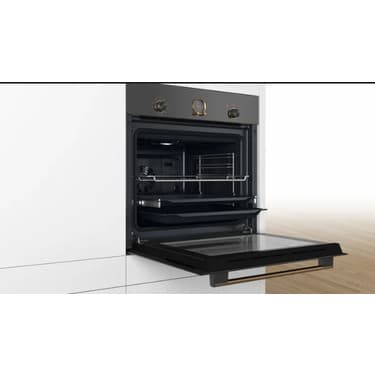 Bosch HBJN10YB2R Serie 4 Ankastre Fırın 60 x 60 cm Neoklasik, Siyah 3