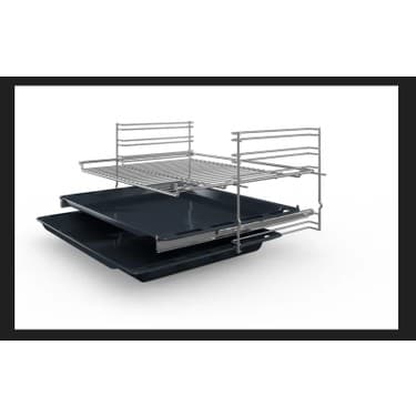 Bosch HBJN10YB2R Serie 4 Ankastre Fırın 60 x 60 cm Neoklasik, Siyah 4
