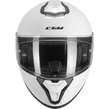 CGM 330A Rıot Sport Kapalı Kask Spoyler Beyaz -Xxl 2