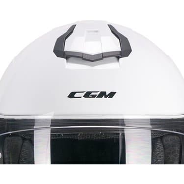 CGM 330A Rıot Sport Kapalı Kask Spoyler Beyaz -Xxl 4