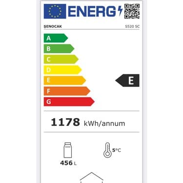 Şenocak S520 SC Dikey Şişe Soğutucu Geniş Tek Kapı 2