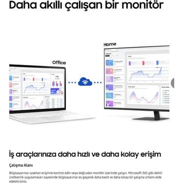Samsung 43” 109CM UHD Akıllı Smart Monitör TV 4K Ultra HD Görüntü Şık Ince Tasarım + Logitech Kablosuz Klavye 4