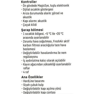 Kumtel HMB-60 Cam Kapılı 44L Mini Buzdolabı 5