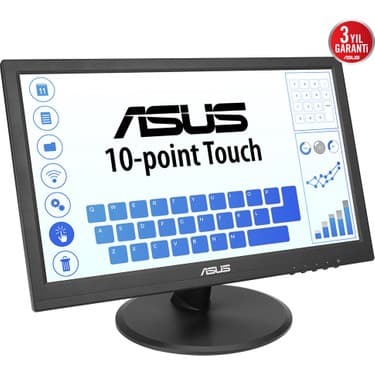Asus Kurumsal VT169HE 15.6 IPS 1920X1080 5ms 60Hz 220CD HDMI VGA Vesa 3yıl 10 Parmak Dokunmatık, Eyecare Monitör 3
