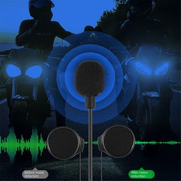 Zuomee Motosiklet Bluetooth Kulaklıkları Bluetooth 5.0 800MA Pil (Yurt Dışından) 5