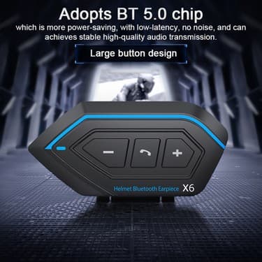 Zuomee Motosiklet Kask Kulaklığı Bt 5.0 Hızlı Eşleşen Suya Dalı (Yurt Dışından) 2