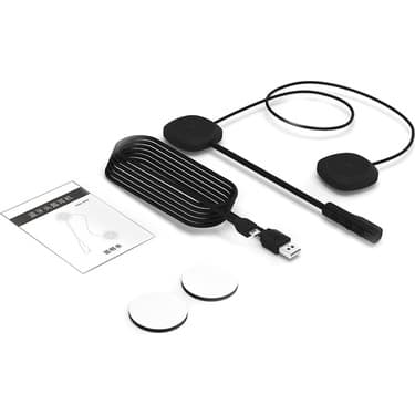 Zuomee Motosiklet Kaskı Bluetooth 5.0 Kablosuz Mikrofonlu (Yurt Dışından) 4