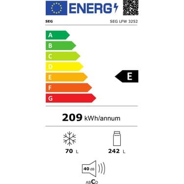 SEG Lfw Low Frost E 3252 Buzdolabı 3