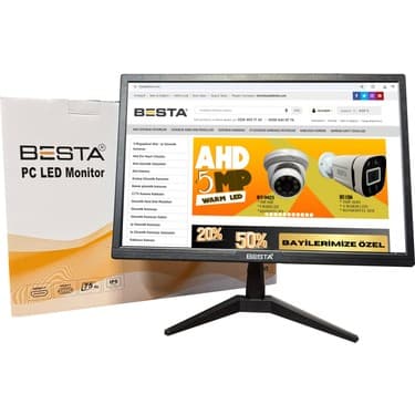 Besta BST-19WS Sesli 19'' 5ms 1440X900 Vga+Hdmı Siyah LED Monitör 2