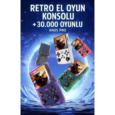 HABL Retro Arcade R40S PRO ArkOS 2.0 +30.000 Oyunlu El Konsolu 256 GB 2