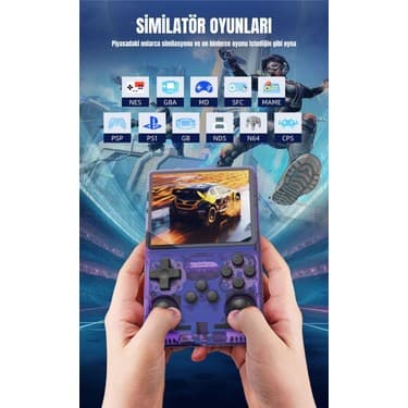 HABL Retro Arcade R40S PRO ArkOS 2.0 +30.000 Oyunlu El Konsolu 256 GB 4