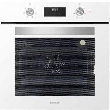 Silverline 2'li Ikili Beyaz Cam Ankastre Set CS5665W01 65CM Ocak -BO6502W02 Turbo Fırın 3
