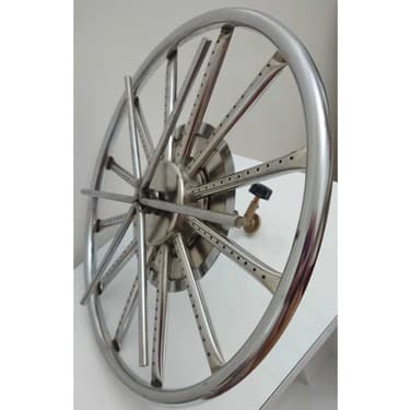 Mediterian Krom Kaplama Künefe Ocağı - 38 cm Çap 2