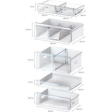 Bosch KGP76AIC0N Serie 8 C Enerji Sınıfı 631 Lt Alttan Donduruculu Buzdolabı 7