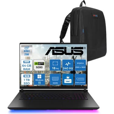Asus Rog Strix Scar 18 G835LX-SA156 Intel Core Ultra 9 275HX Aı 64GB GB 1tb SSD 24GB/RTX5090 Gddr7 175W 18\ 2