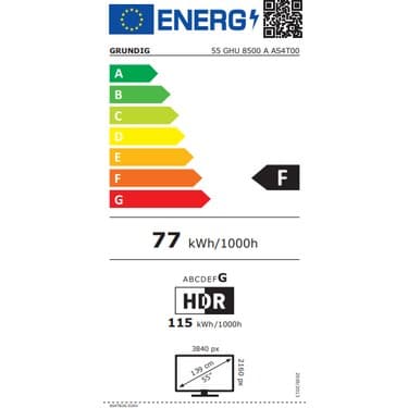 Grundig 55 GJU 8500 A 55 inç 139 Ekran 4K Ultra HD Google Smart LED TV 7