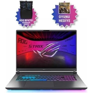 Asus Rog Strix G18 G815LW-S9129 Ultra 9 275HX Aı 80GB GB 4tb SSD 16GB/RTX5080 Gddr7 175W 18\ 2