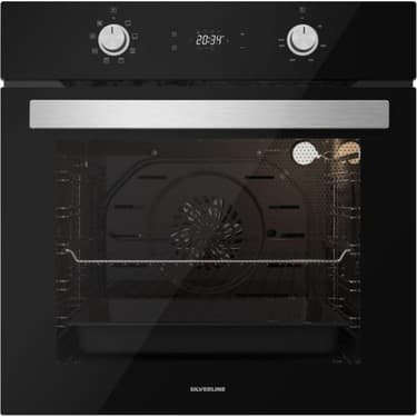 Silverline Siyah Cam Ankastre Set 5 Yıl Garanti (3420 Classy 60+CS5343B01+BO6504B01) 4