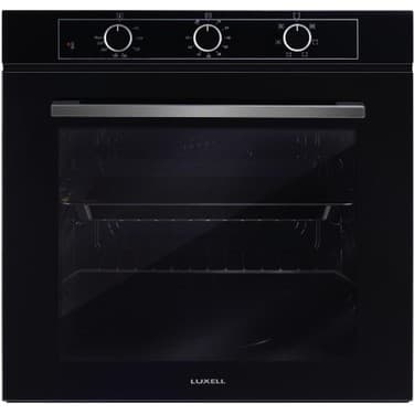 Luxell 2'li Siyah Cam Ankastre Set (Davlumbaz ve Fırın) 3