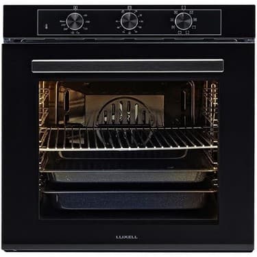 Luxell 2 Li Siyah Cam Set (Ocak-Fırın) 3