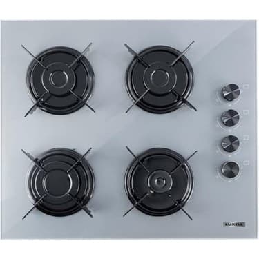 Luxell 2'li Gri Cam Ankastre Set (Davlumbaz ve Ocak) 3