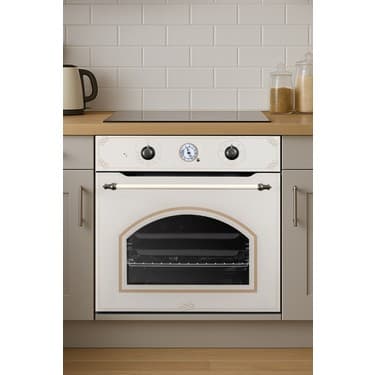 Kumtel Rustik Bej Cam Ankastre Fırın 8 Prog. B66-SF3(AT) 2