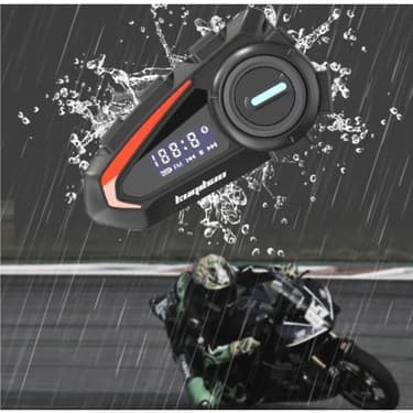 Prepare Fm Radyolu Kask Kulaklığı Su Geçirmez Bluetooth 5.3 Motosiklet Kask Kulaklık 4