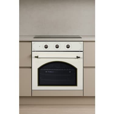 Kumtel Rustik Bej Cam Ankastre Fırın 4 Prog. B66-SF3(MT) 2