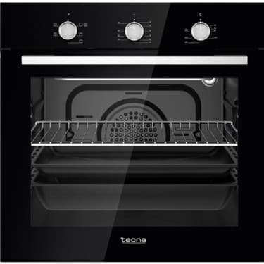 Tecna Siyah Ankastre Set (8471 5 Gözlü Döküm Izgara 70 cm Ankastre OCAK-8126 6 Fonksiyon Fırın-Tecna 8871 60 cm Duvar Tipi Davlumbaz) 2