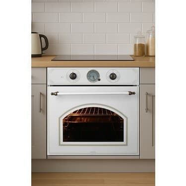 Kumtel Rustik Bej Cam Ankastre Fırın 6 Prog. B66-SGF3(AT) 2