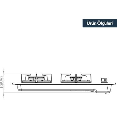 Kumtel Magic Cam Ankastre Ocak KO-40TAHDF 4