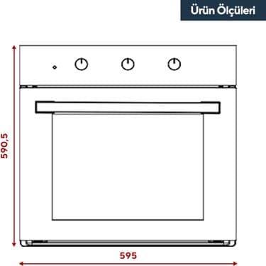 Kumtel 2'li Magic Cam Ankastre Set (Fırın-Ocak) 5