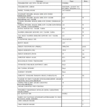 Toshiba 55UV3463DT 55'' 139 Ekran Uydu Alıcılı 4K Ultra HD Smart VİDAA LED TV 3