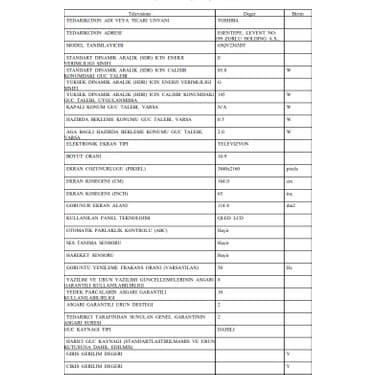 Toshiba 65QV2363DT 65'' 164 Ekran Uydu Alıcılı 4K Ultra HD Vidaa Smart QLED TV 3