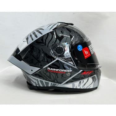 MT Thunder 4sv Rainforest C2 Şefaf Vizörlü Kask Parlak Renk 2