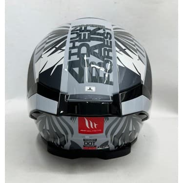 MT Thunder 4sv Rainforest C2 Şefaf Vizörlü Kask Parlak Renk 3