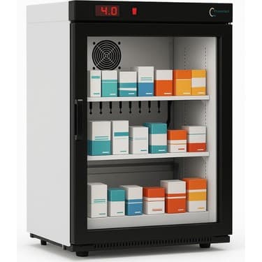 Marketcooler Med170 Medikal Eczane Aşı ve İlaç Soğutucu Muhafaza Dolabı 3