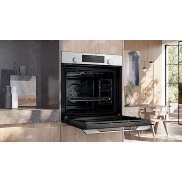 Siemens HU717ABV0T Beyaz Ankastre Fırın 4