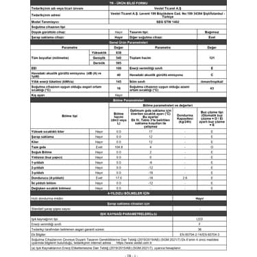 SEG Stw 1402 E Statik Buzdolabı 4