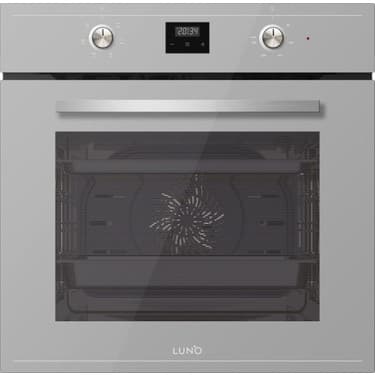 Silverline Luno Ankastre Gri Set (Dijital Fırın+Dokunmatik Davlumbaz) 2