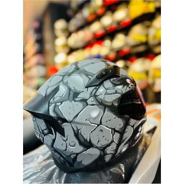 RSV Fazer Siyah Vizör Fantastic Mat Grey Mat Full Face Güneş Vizörlü Motosiklet Kaskı 5