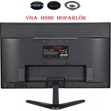 Eurocam 19" 65hz 0,5ms (Hdmı VGA + Hoparlör) 1920 x 1080P Hd LCD Monitör 2