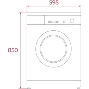 Teka - WMK 40940EU WH - Solo  Çamaşır Makinesi - 1400 Devir - 9 Kg Yıkama - Beyaz - 113910020 3