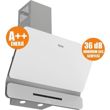 Ferre D081-SA Sılentart Serisi Sessiz Dc Invertör Motorlu 60 cm Beyaz DAVLUMBAZ-600M3 2