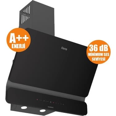 Ferre D080-SA Sılentart Serisi Sessiz Dc Invertör Motorlu 60 cm Siyah DAVLUMBAZ-600M3 2