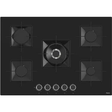 Ferre Flowart Serisi Siyah Set (SS035 + QBL63CS +D080 ) - Emaye Izgara 2
